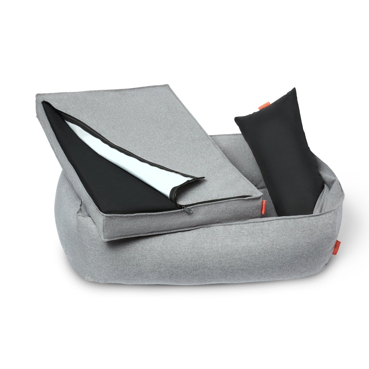 Alpine Dog Cushion - Grey