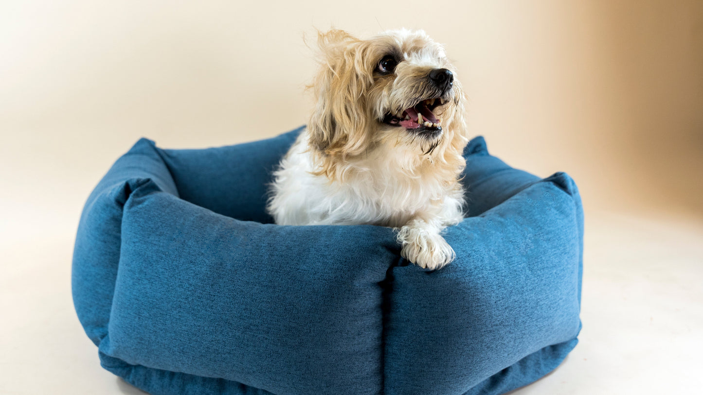 The Nest - Dog Bed Steel Blue