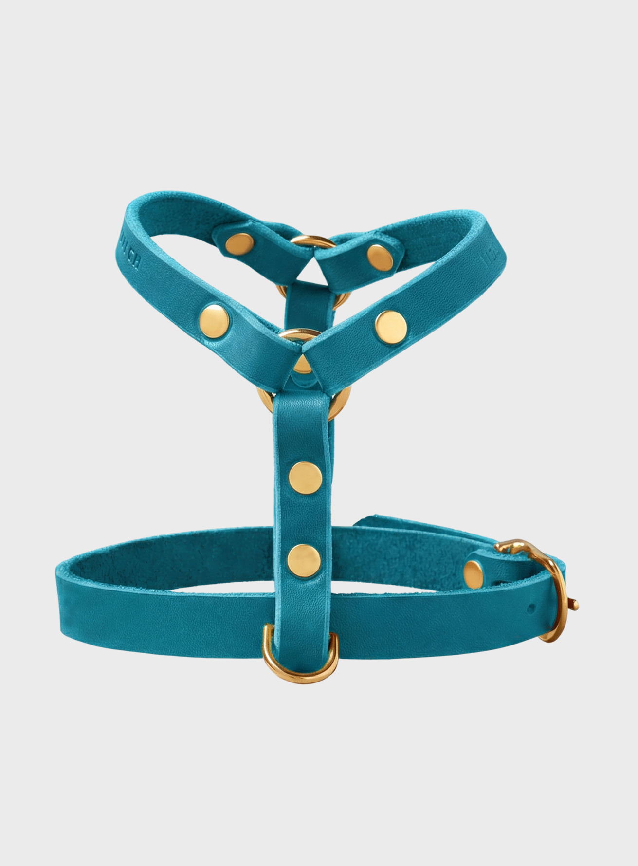 Butter Leather Y-Harness - Fiji Blue